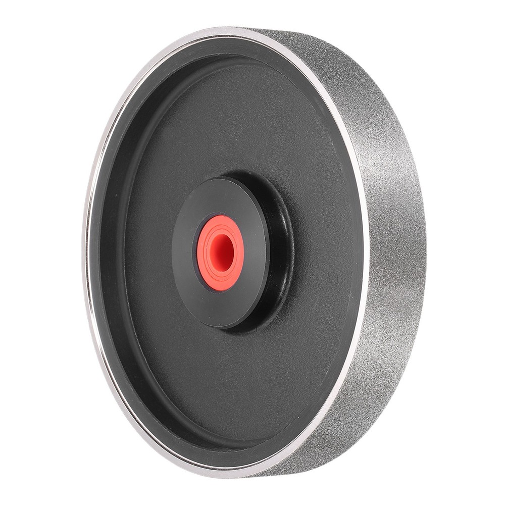 Diamond Lapidary Wheel 6 Inch x 1 Inch Arbor Hole 180 Grit with Reducer