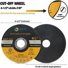 100PCS 4.5″ Cut Off Wheels 4-1/2 Angle Grindr Cutting Disc Metal Stainless Steel