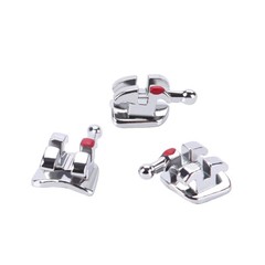 10Pks Orthodontic Dental Brackets Braces Metal Mini Roth MBT.022/.018 3/345Hooks