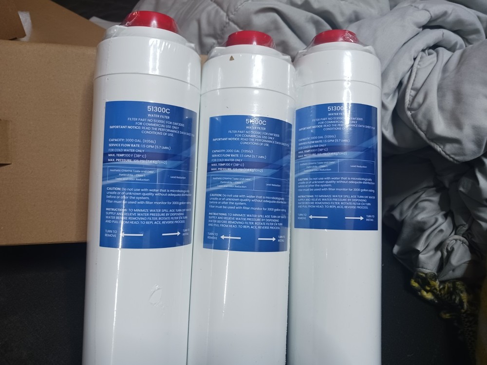 Elkay 51300C WaterSentry Plus Replacement Filters, 3-Pack. Sealed Filters