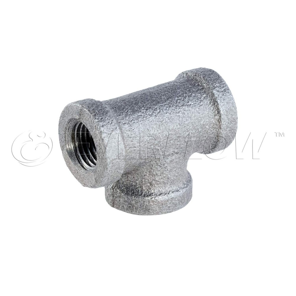 Supply Giant HNUF0014 1/4 Inch High Pressure Galvanized Malleable Tee