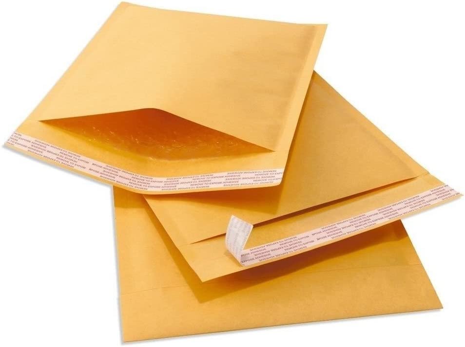 2000 #000 4×8 Kraft Paper Bubble Padded Envelopes Mailers Shipping Case 4”x8”