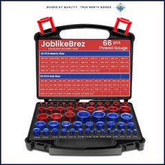High-Quality Thread Checker Kit with Foam Storage for Standard and Metric Sizes