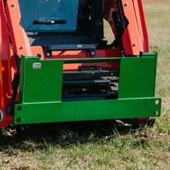 Titan Attachments Quick Tach Adapter Fits Skid Steer and Converts to a Hook and