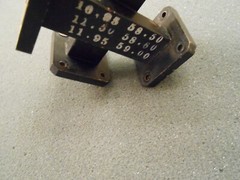 WAVEGUIDE WR75 CROSS GUIDE COUPLER 10.95-11.95, 60 DB COUPLING.