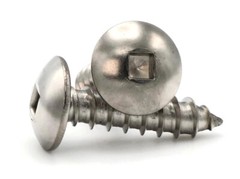#8 Sheet Metal Screws – Stainless Steel Square Drive Truss Head – Select Size