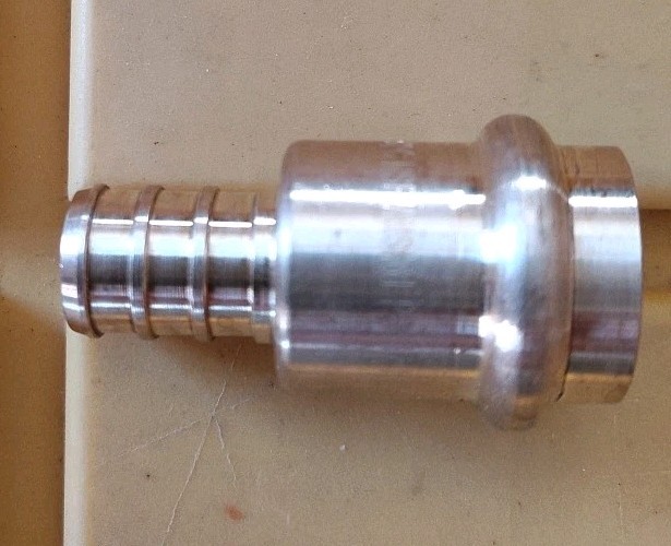 12 Pack 1/2″ Press Propress X 1/2″ PEX Adapter Crimp Fittings Brass Coupling