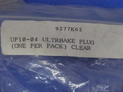 Caplugs Ultrabake Silicone Plugs – Mixed Lot (7) UP10-04, (8) UP9-04, New