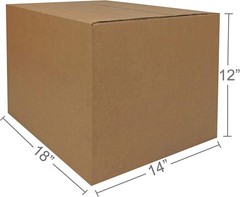 Corrugated Cardboard Moving Boxes Packing Shipping and Home Storage Cartons