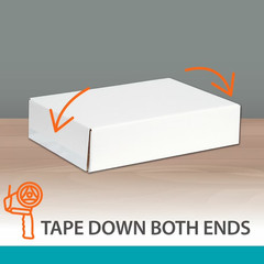 (10 pack) Pen+Gear Side-Loading Shipping Boxes, 9″x12″x3″, 1 Count