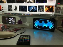 MultiColor Batman Pop LED Wall or Desk Sign With Remote, Funkos, Bat Man