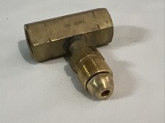 Tee Block POL Tee Manifold F. POL x M. POL for LP Propane Cylinders