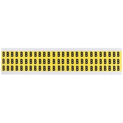 BRADY 3410-B Letter Label,B,1/2in.Hx11/32in.W,Vinyl 32MF43