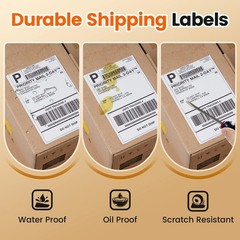 500PCS 100*150mm 4X6 Thermal Labels for Shipping Label Printer for USPS Fedex