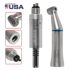 NSK Style Dental Slow Low Speed Handpiece Contra Angle Straight Motor 2/4Hole YP