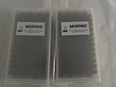 MUHWA 4ml Amber HPLC Vials Black Screw Cap With Hole 2X 100 PCs-Brand New-US