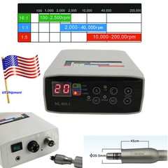 CICADA Dental LED Electric Motor w/ Tube For 1:1 1:5 16:1 Handpiece Contra Angle