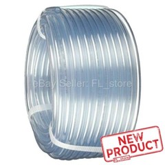 100 Feet Roll Clear Plastic Tubing 3/16″ ID x 1/4″ Outside Dia Flexible Vinyl