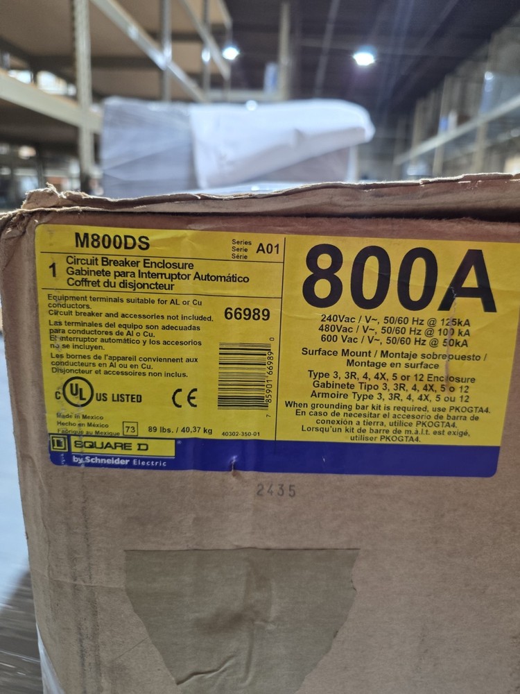 M800DS SQUARE D NEW IN BOXES (2 AVAILABLE) FREE SHIPPING