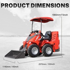 HUAYEE Mini Excavator HY12C Tracked Digger Free Ship