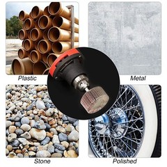 5PCS 2x1x1/4″ Flap Wheel Sander for Drill Flapper Sanding Grinding 40 60 80 Grit