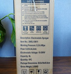 Electrostatic Backpack Sprayer