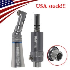 NSK Style Dental Slow Low Speed Contra Angle Straight Air Motor Handpiece 4 Hole