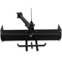 42″ Tow Behind Box Scraper, Heavy Duty Tractor Grader Blade Attachment for Lawn