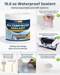 Transparent Waterproof Coating 10.6Oz Invisible Waterproof Agent Indoor Outdoor