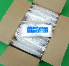 1000 Reloc Zippit Bags 1-1/2 x 1-1/2 Clear Square 1.5 x 1.5″ Poly Baggies 1,000