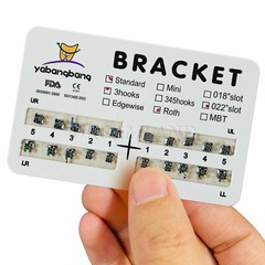10 Packs Dental Orthodontic Bracket Braces Standard Roth 022″ 3 Hooks USA