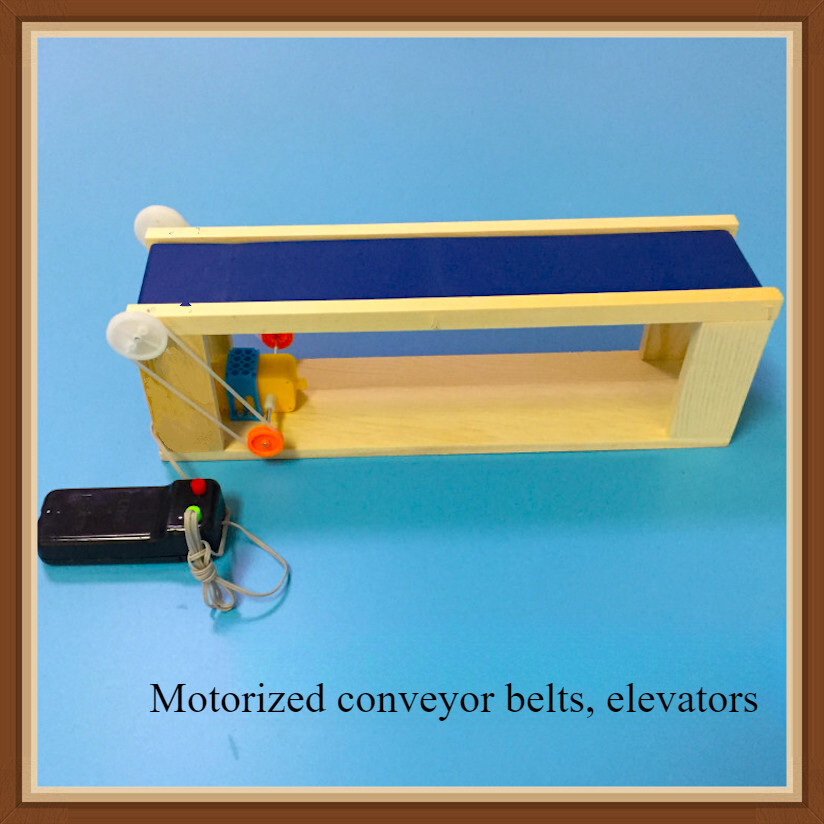 AC 100-240V DIY Mini Desktop Conveyor Belt 5x70CM Elevator Model