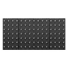 Metal Pegboard Panels 4 Pcs 24″ x 12″ Wall Organizer for Garage Tool Storage