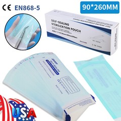 200Pcs/Box Dental Disposable Self-sealing Sterilization Pouches Autoclave 3.5*10