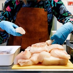 GP Craft Blue Nitrile Disposable Gloves Food Safe Latex-Free (100pcs) 1 Box