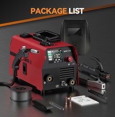 ARCCAPTAIN 3 in 1 MIG Welder 130Amp Flux Core Mig/Lift TIG/MMA Gasless Digital🔥