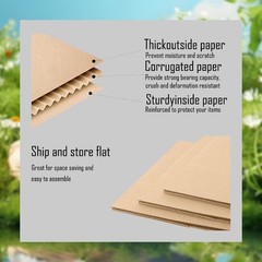 10-30 Pack Shipping Box, 12x10x4, Cardboard Box for Small Business | Shipping