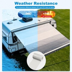 Waterproof Vinyl Repair Tape HeavyDuty 3.3in x 15ft for Boat Tents Tarps RV