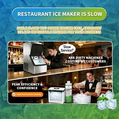 Odorless Ice Maker Cleaner and Descaler – 16 Fl Oz – Compatible with All Brands