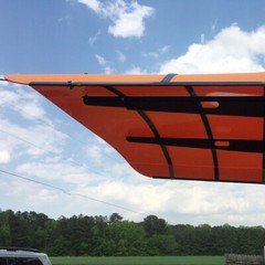 For Kubota, Kioti, Agco Tuff Top Tractor Canopy 48-3/8″ X 48-3/8″ -Orange
