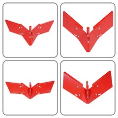 New 15683 Hiller-Furrower Kit Adjustable Wing For Rear Tine Tillers Rototiller