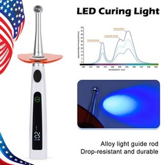 Dental Wireless Cordless LED Cure Curing Light Lamp 2400mw 5W Tool Resin 1 Sec