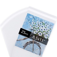Falling in Art Acid Free 1.496mil (Single Side) 8.5 inch x 11 inch, Clear