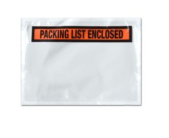 Packing List Pouches Shipping Label Panel/Full Face Enclosed Envelopes Adhesive