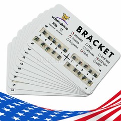 10 Packs Dental Orthodontic Bracket Braces Standard Roth 022″ 3 Hooks USA
