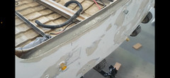 Ceramic Transom Pour for Transom Repairs Docks Power Boats Engine Mounting Wood