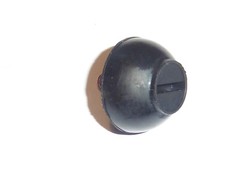 (QTY. 4) 1”d. x 1/2”H Screw-In RUBBER FEET #10-32 bolt screw stud Domed Tapered