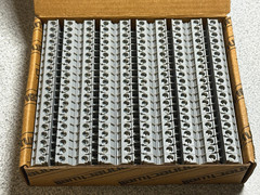 NEW Box of 100 Altech CMB4 Mini Feed-Through Panel Mount Terminal Blocks 35A