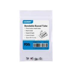 AZDENT Dental Ortho Buccal Tubes 1st/2nd Molar Tube Roth/MBT/ Edgewise 022/018
