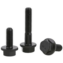 M16 x 1.5 Fine Thread Class 10.9 Hex Head Flange Screws Frame Bolts Black Oxide